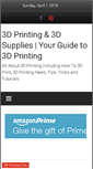 Mobile Screenshot of buy3dprinter3dsupplies.com