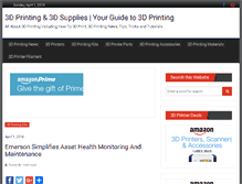 Tablet Screenshot of buy3dprinter3dsupplies.com